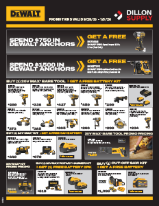 DEWALT Q4 Promotions