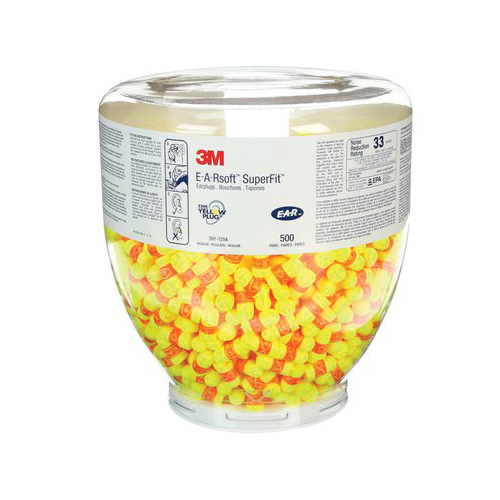 3M™ 7000042881 E-A-Rsoft™ Uncorded Earplugs, 33 dB Noise Reduction, Cylinder Shape 500 Pair