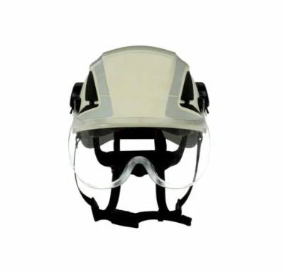 3M™ 7100176969 Visor Short, For Use With SecureFit™ X5000 Series Safety Helmets, Clear Visor, Polycarbonate Visor, ANSI Specified, CSA Certified