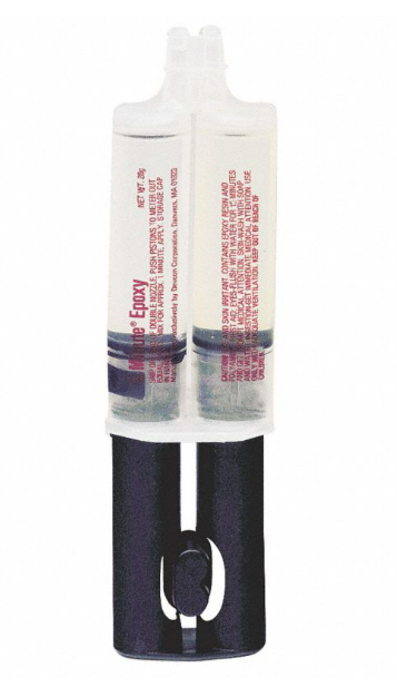 Devcon® 5 Minute® Wear Guard™ 14240 Epoxy Gel Hardener/Primer Resin, 25 mL Dev-Tube™, Viscous Amber