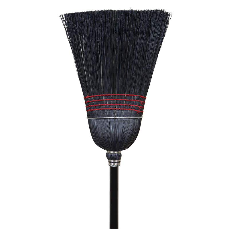 6118-6 #10 BLACK BROOM, France-Merkle Broom Co Black Horse