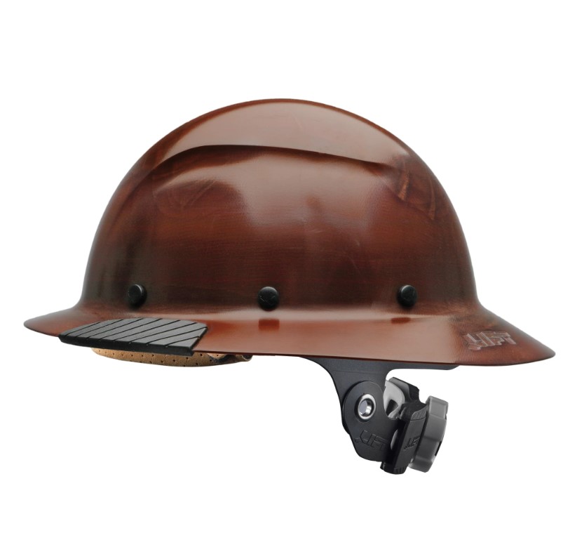 HDF-15NG Lift Dax Natural Hard Hat Full Brim, Fiberglass Reinforced Shell, Natural Color