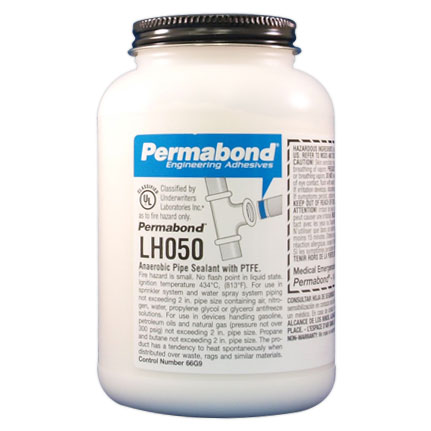 Permabond® LH050 Anaerobic Thread Sealant, 350 mL Bottle, White