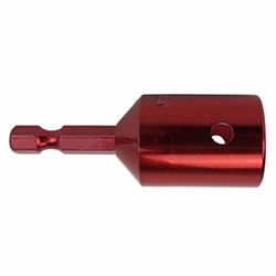 DeWALT® PFM2201150 Socket Driver, For Use With Hangermate® Wood Rod Hangers, 1/4 in, 3/8 in Rod, Steel, Red