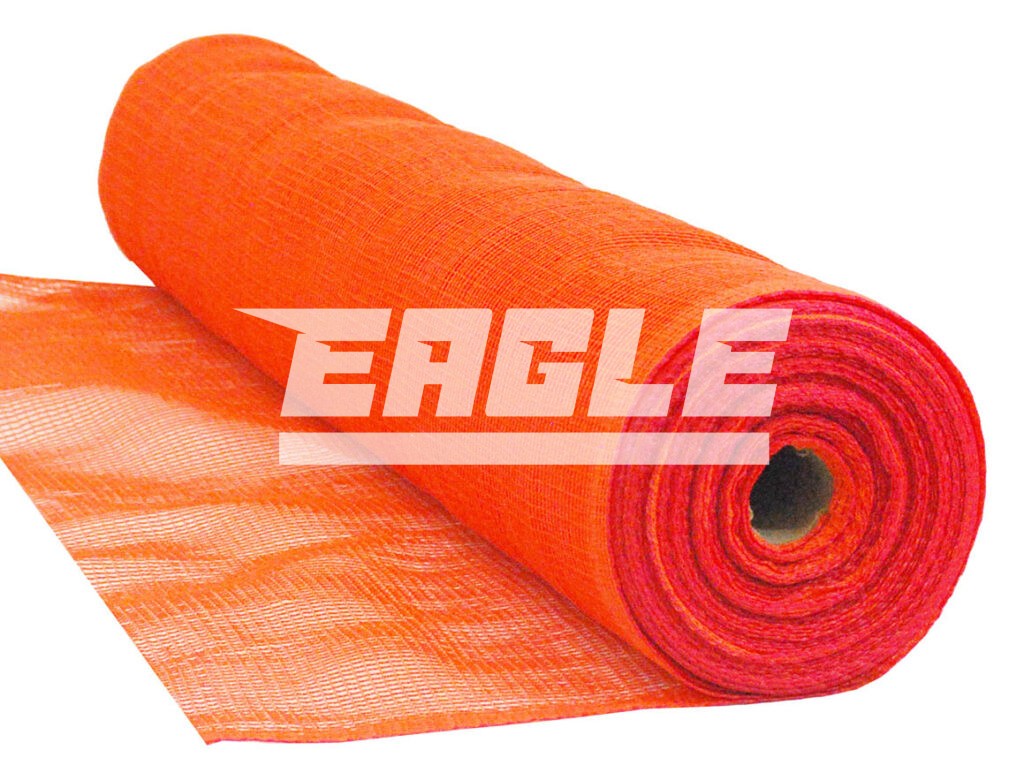 4'X150' Orange Fire Retardant Debris Netting; 1/4" Scaffolding Enclosure & Vertical Debris Protection 4'X150' ORANGE FR DEBRIS NETTING