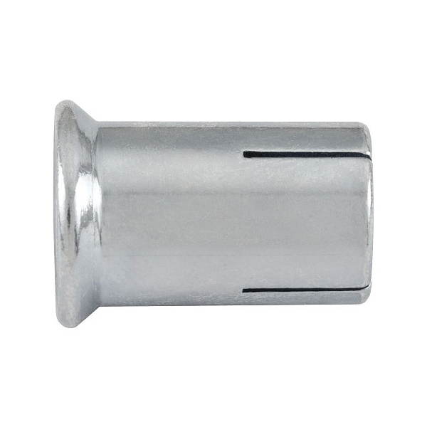 DeWALT® Mini Dropin™ 06322-PWR Internally Threaded Expansion Anchor, 3/8 in, Carbon Steel, 1/2 in Drill, 3/4 in D Min Embedment