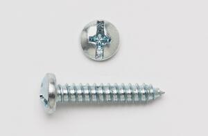 Peco 96058 10X1 PH COMBO TAP SCREW ZINC BX/100, PECO 96058 10X1 PAN HEAD COMBO TAPPING SCREW ZINC BOX/100