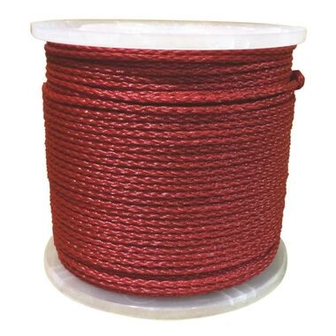 Erin Rope TWPR120600 3/8 X 600 Ft Twisted Red Polypropylene Rope