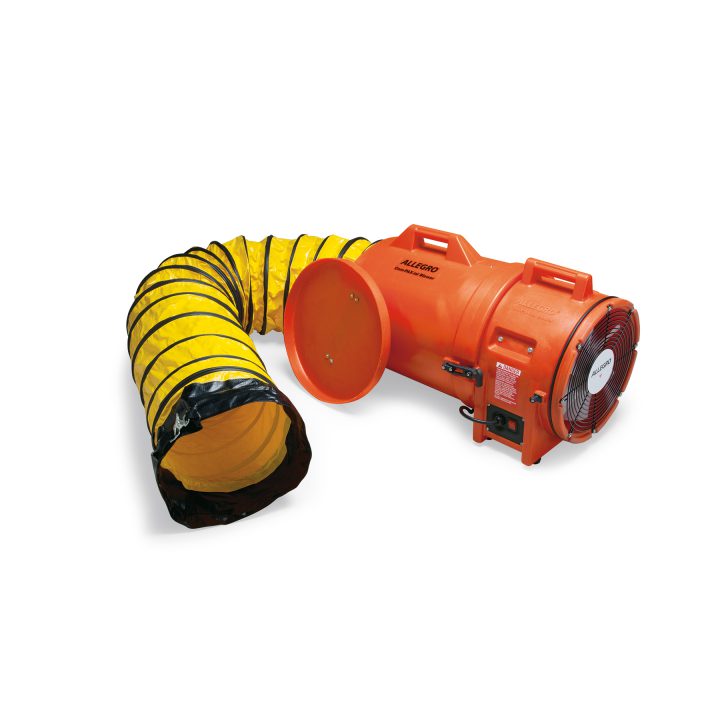 Allegro® 9543-25 12" Axial AC Plastic Blower w/ Canister & 25' Ducting, 49 lbs.