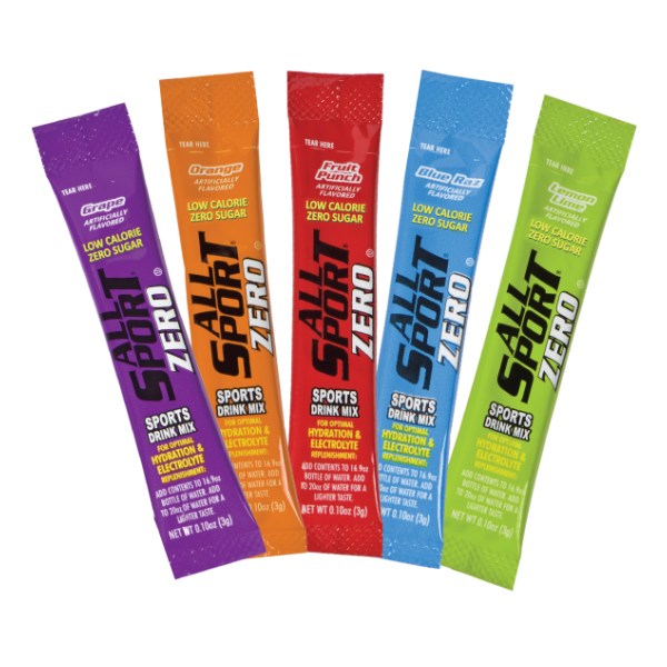 All Sport Zero 10121805 Variety Pack Drink Mix/10 Cartons/500 Ct Case