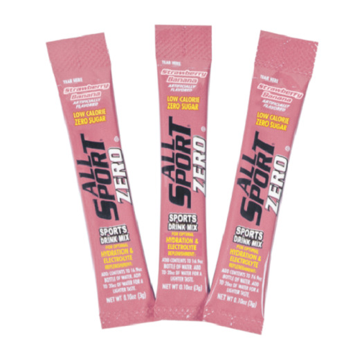 All Sport Zero 10122526 Stawberry Banana Drink Mix/50 Ct Box