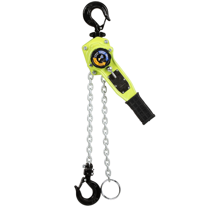 AMH LA016‑10U 1¾‑Ton Lever Chain Hoist, 10′ Lift (Dual-Rated, Powder-Coated Steel)