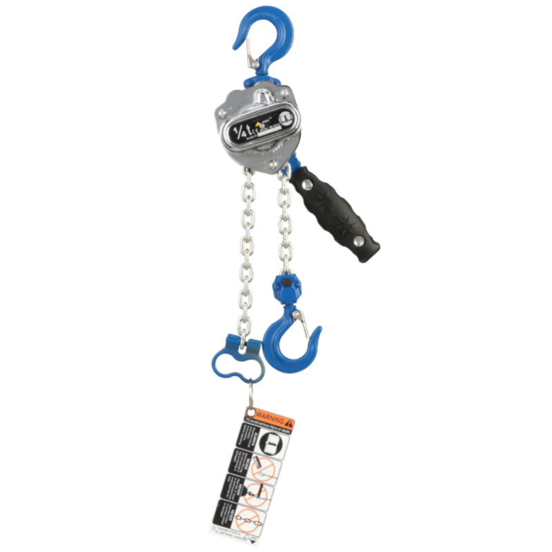 AMH ML005‑05Z ½‑Ton Mini Lever Chain Hoist, 5′ Lift, Planetary Gearing