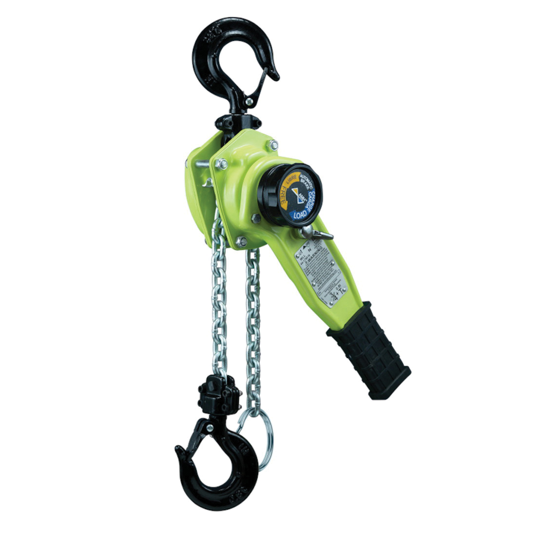 AMH™ LA008-10U 1-Part Lever Chain Hoist With Sling Hook, 3/4 Ton, 1760 lb Load, 10 ft H Lifting, 47 lb Rated, 1.02 in Hook Opening