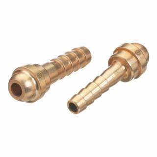 312-20  3/8 Barbed Hose Nipple, 200 psig, Brass, B-Size, 1-15/32 in L, 3/8 in Hose ID