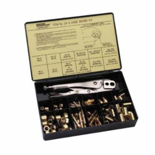 312-CK-6  Hose Repair Kit, B-Size Fittings, 3/16 in Hose ID, Hand-Grip 3-Hole Jaw Crimp Tool