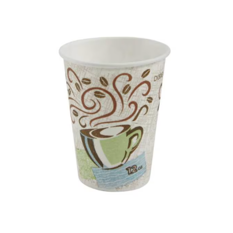 5342DX PerfecTouch® Insulated Paper Hot Cup – 12 oz, Coffee Haze, 500/CS