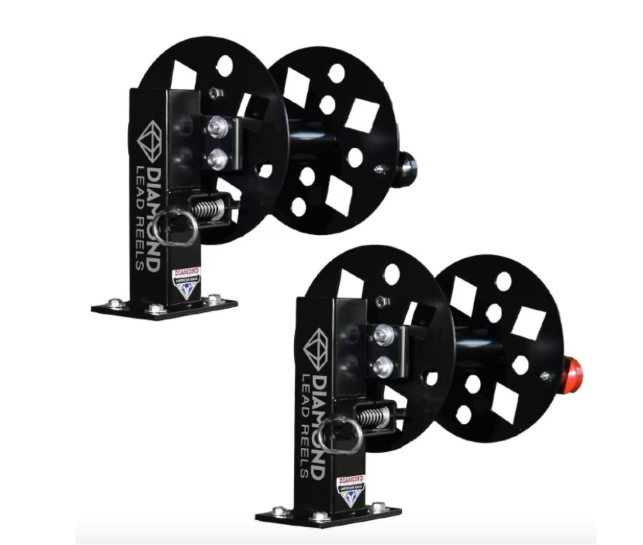 Diamond Lead Reel – DLRFBS‑SET10BLK Fixed Base Single Set 10″