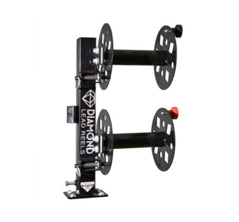 Diamond Lead Reel – DLRSBD12BLK Swivel Base Double 12", Black