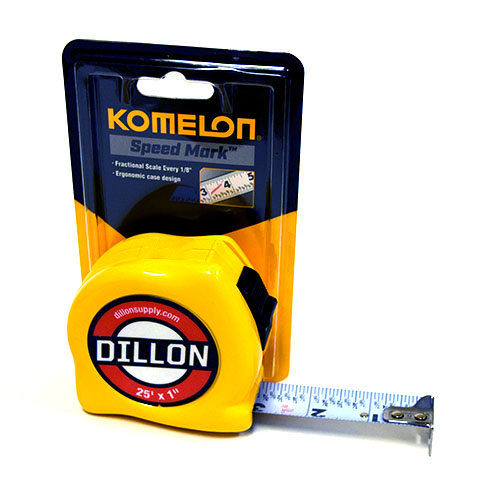 Tape Measure, Dillon Supply Logo, 1" x 25'