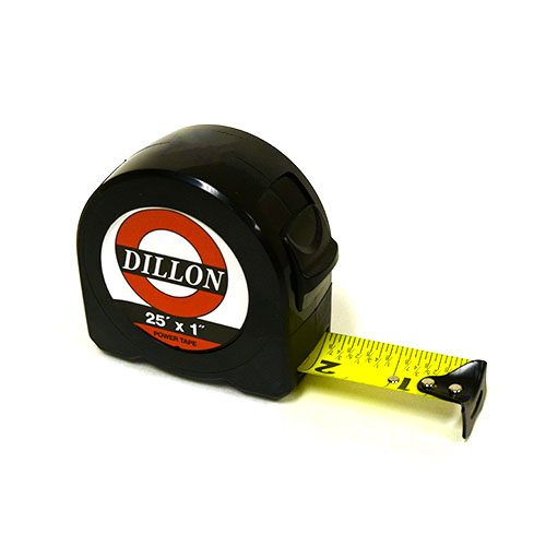Tape Measure, Dillon Supply Logo, 1" x 25'