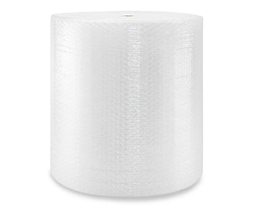 Bubble Wrap, 4' X 125', 1/2" Bubble, Perforated every 12", 2 Rolls/Case