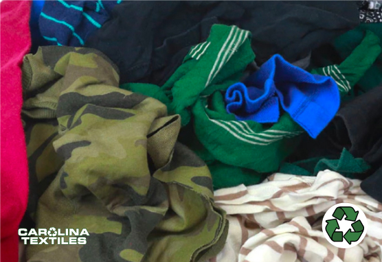 Carolina Textiles R301 Recycled Colored Polo Knit Rags, 25lb Box