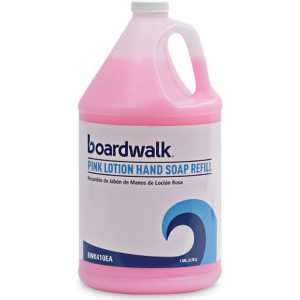 Boardwalk® BWK410CT - Mild Cleansing Pink Lotion Soap 1 Gallon/4 Per Case
