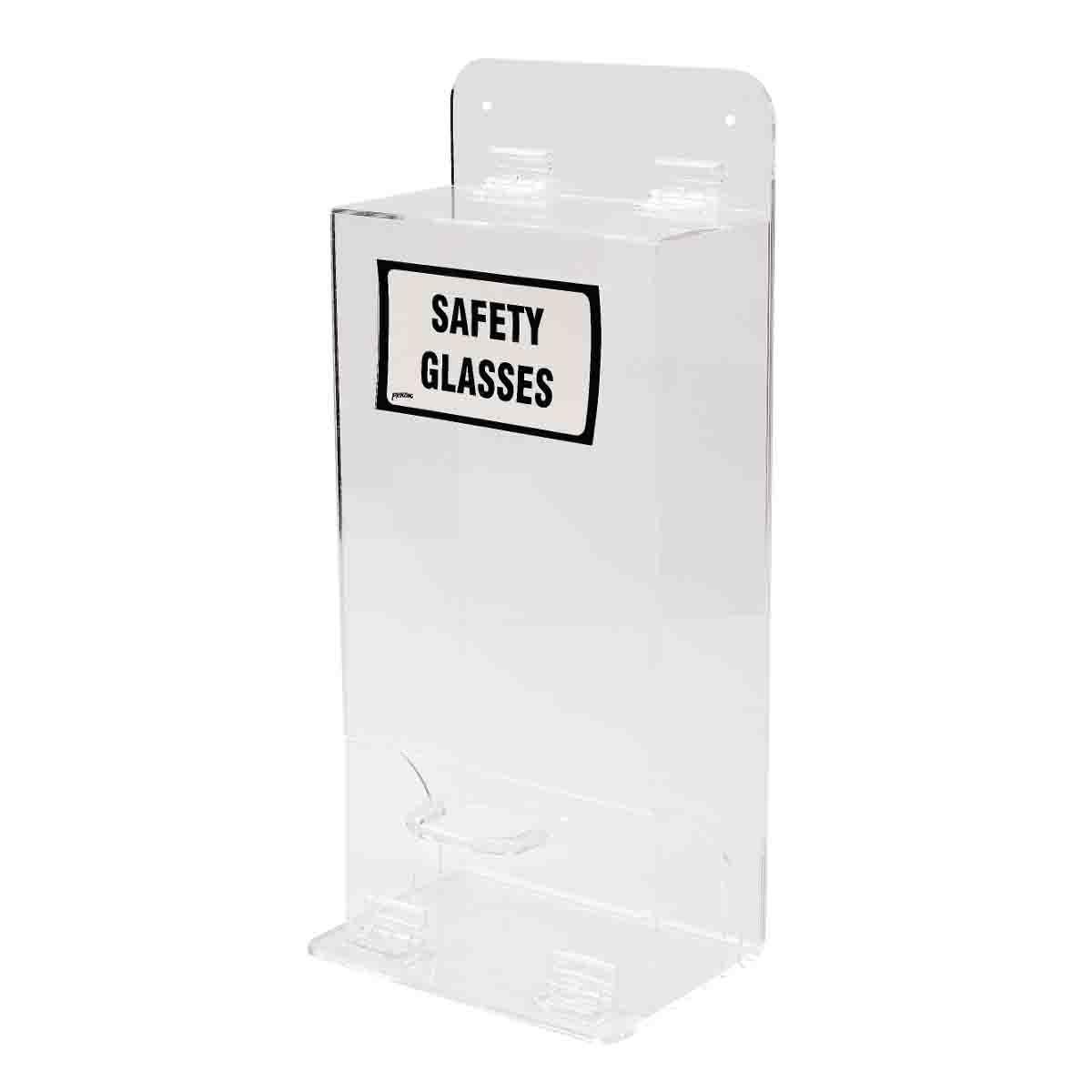 Brady® MVSDL 1-Compartment Deluxe Stack Unfilled Visitor Spec Dispenser, 20 to 25 Glasses Capacity, 18 in H x 8 in W x 4 in D, Acrylic, Wall Mount