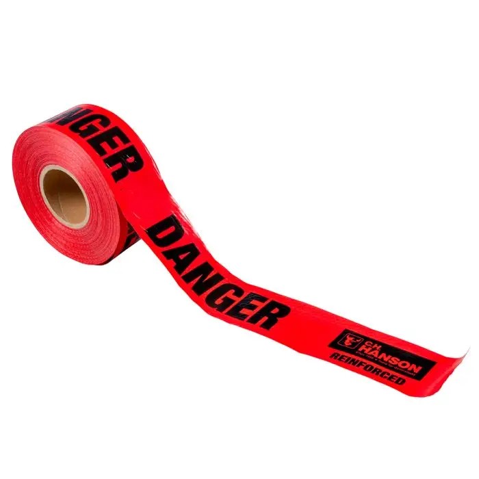 C.H.Hanson® 16031 DANGER Barricade Tape 500' x 3" x 5 Mil Reinforced