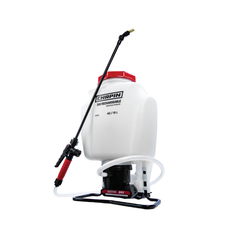 Chapin® 63924 Tank Sprayer, 4 gal Tank, 0.4 to 0.5 gpm Flow Rate, 34 to 45 psi Pressure, 48 in L Hose