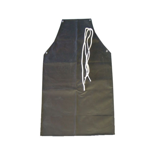 Chicago Protective Apparel 545-HY-B Black Hycar Chemical-Resistant Apron, Medium Weight, 35 in W x 45 in L