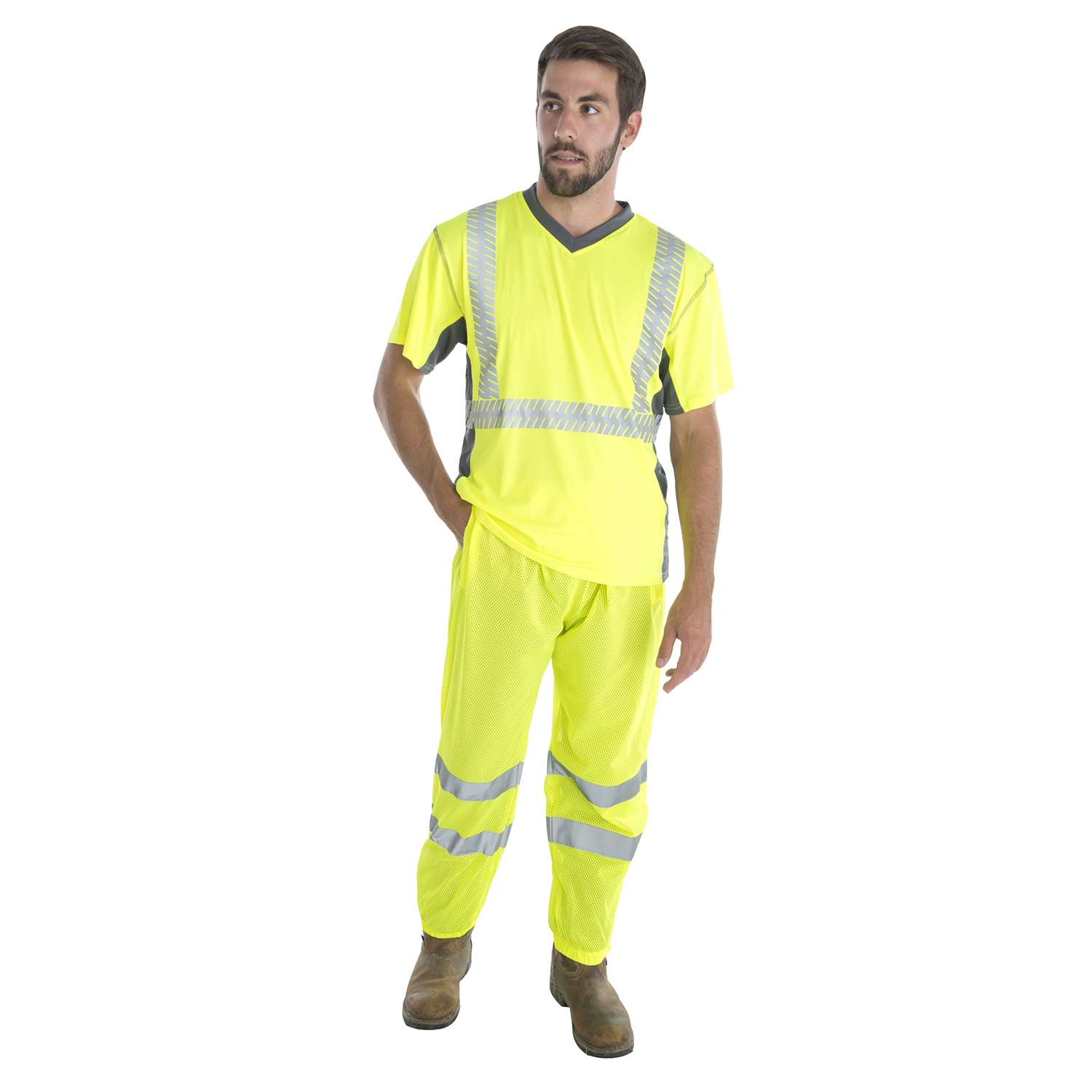 CORDOVA P1012XL/3XL COR-BRITE® Hi-Vis Class 3 Lime Pants