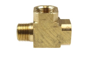 Coilhose® MT006 Male Run Tee, 3/8" FPT x 3/8" MPT