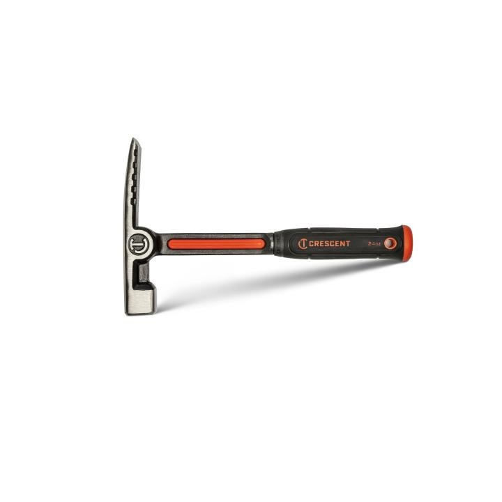 Crescent® CHSBK24 Durable Hammer, 8 in OAL, Smooth Face Surface, 24 oz, Alloy Steel Handle