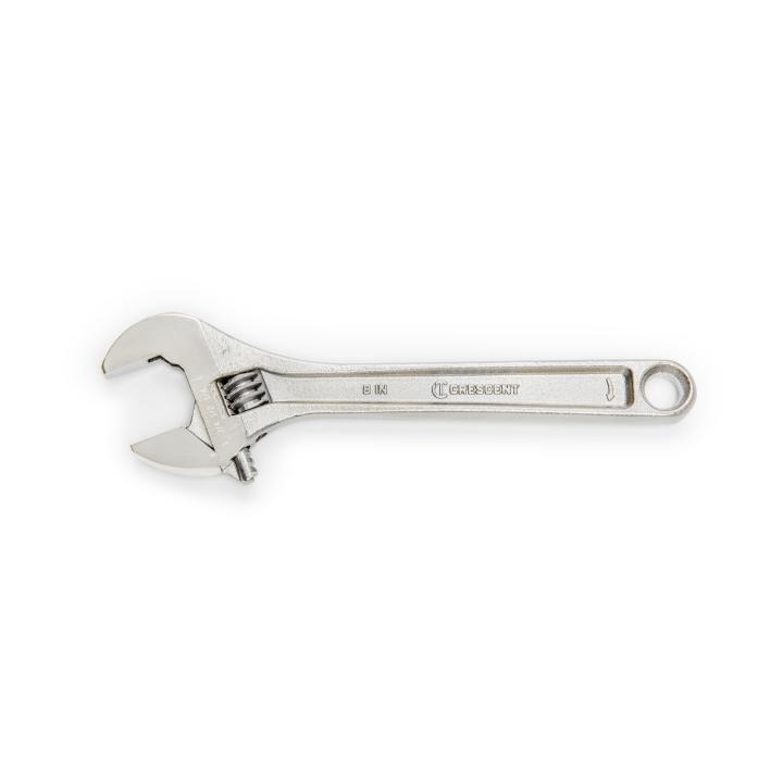 Crescent® AC28BKB  8 in Adjustable Wrench Chrome