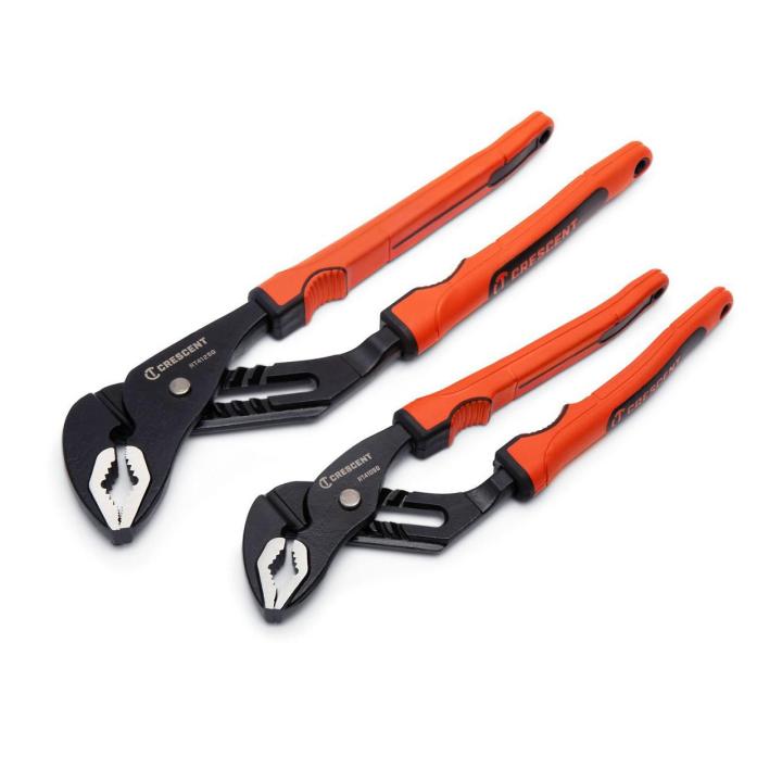 Crescent® RT400SGSET2R-05 Tongue and Groove Plier Set, ASME, V-Jaw Jaw