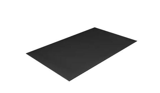 Crown® Crown Matting WB0035YD 9/16" Thickness, 5' Length, Black With Yellow Borders Color Antifatigue Matting