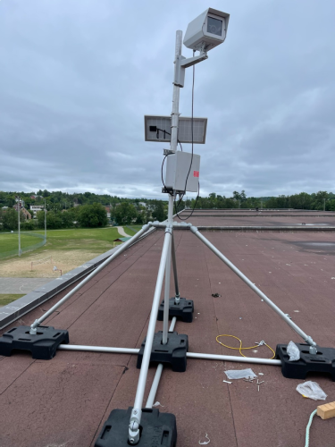 Delta Prevention Non-Penetrating Roof Mount for Camera, Aluminum
