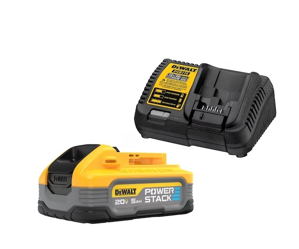 DCBP520C 20V MAX* DEWALT POWERSTACK™ 5.0 Ah Battery Starter Kit