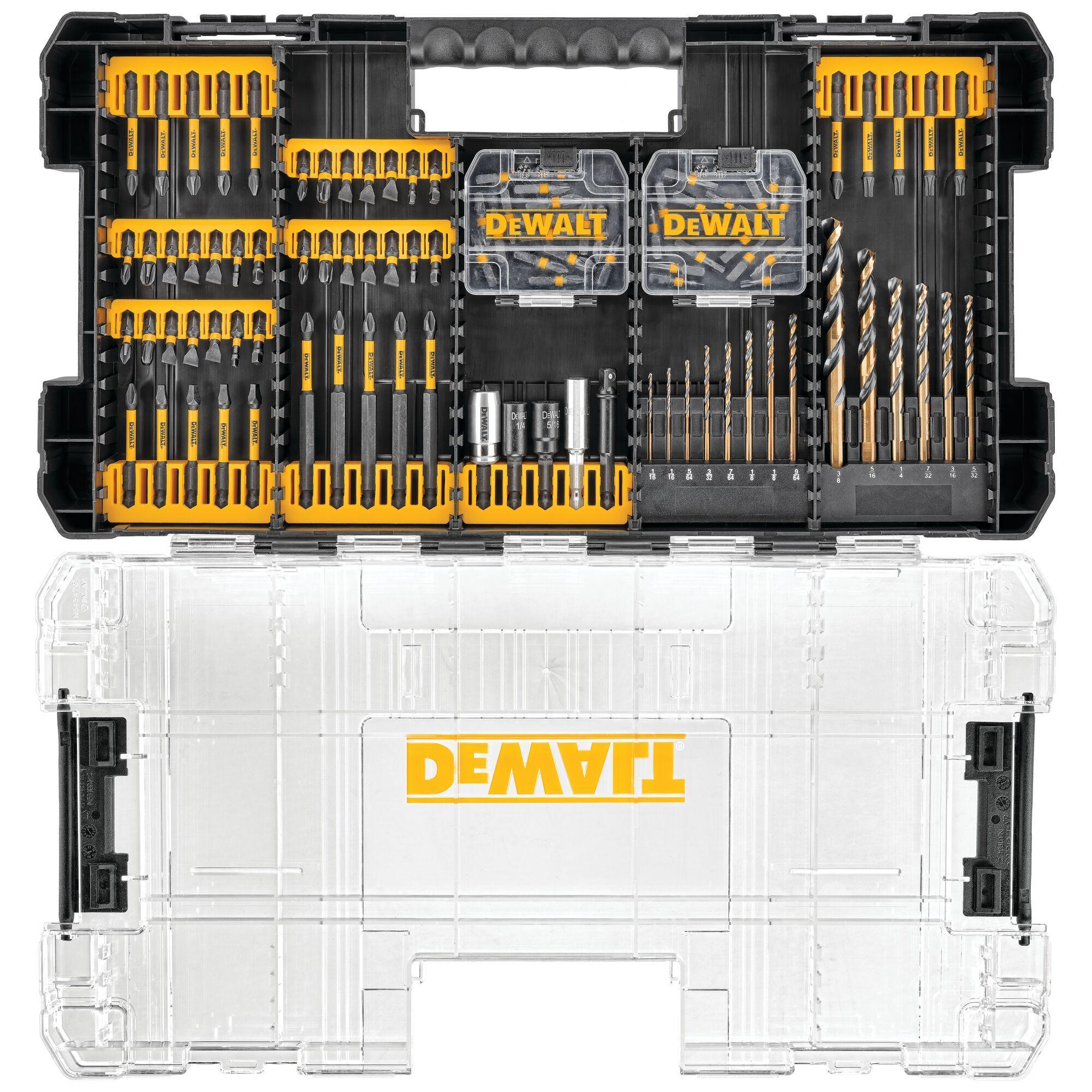 DEWALT DWANGFT100SET 100-Piece FlexTorq® Impact Driver Bit Set