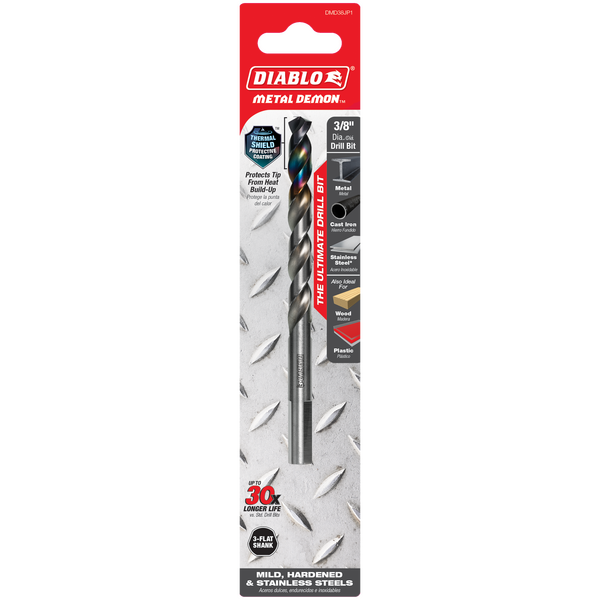Diablo® DEMON High Speed Steel Drill Bit 3/8 in