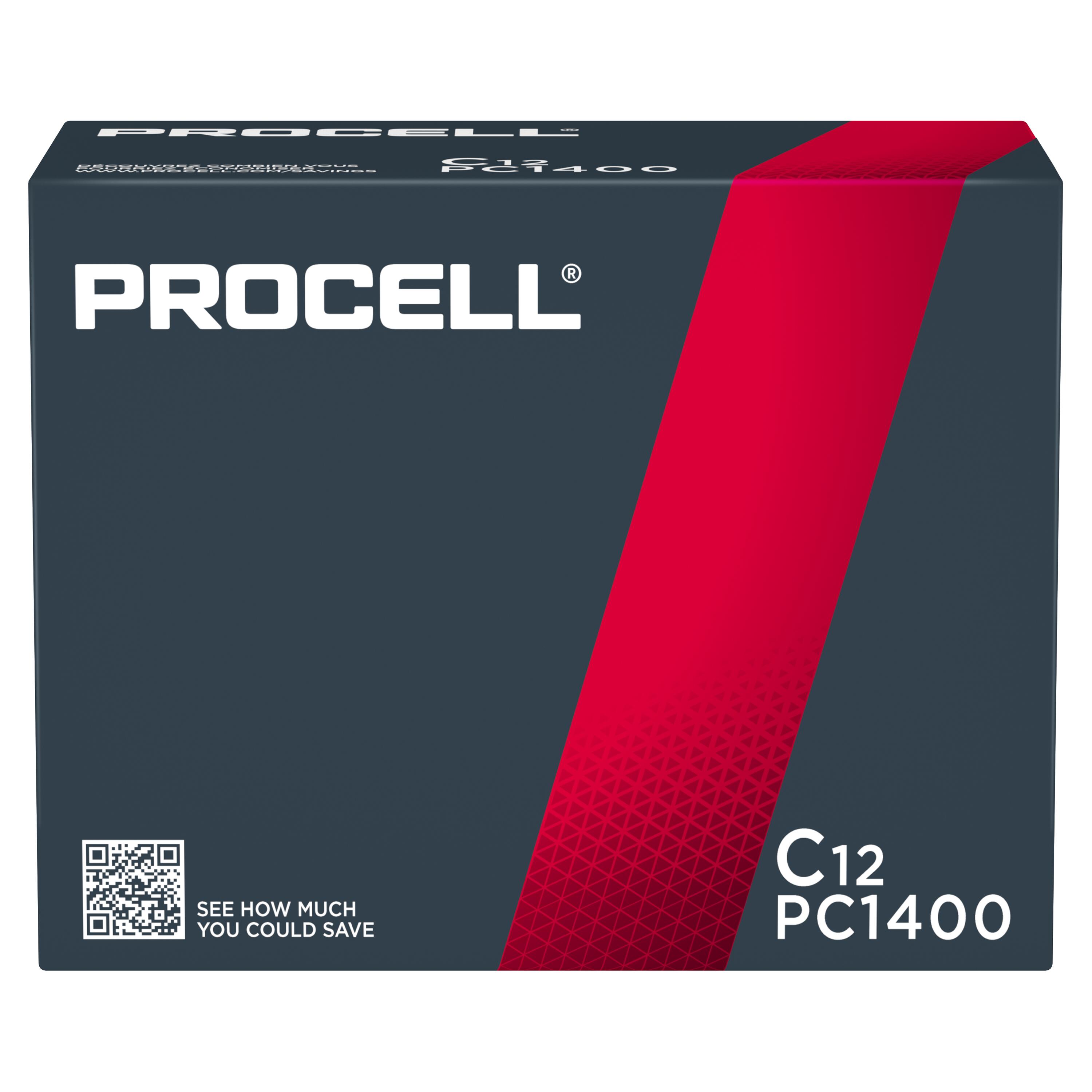 Duracell® Procell PC1400 Alkaline C Battery 1.5V 12/Box