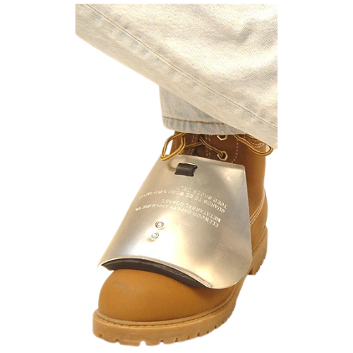 Ellwood Safety 800 Metatarsal Guard With Sponge Rubber, 12 in L, Strap Closure