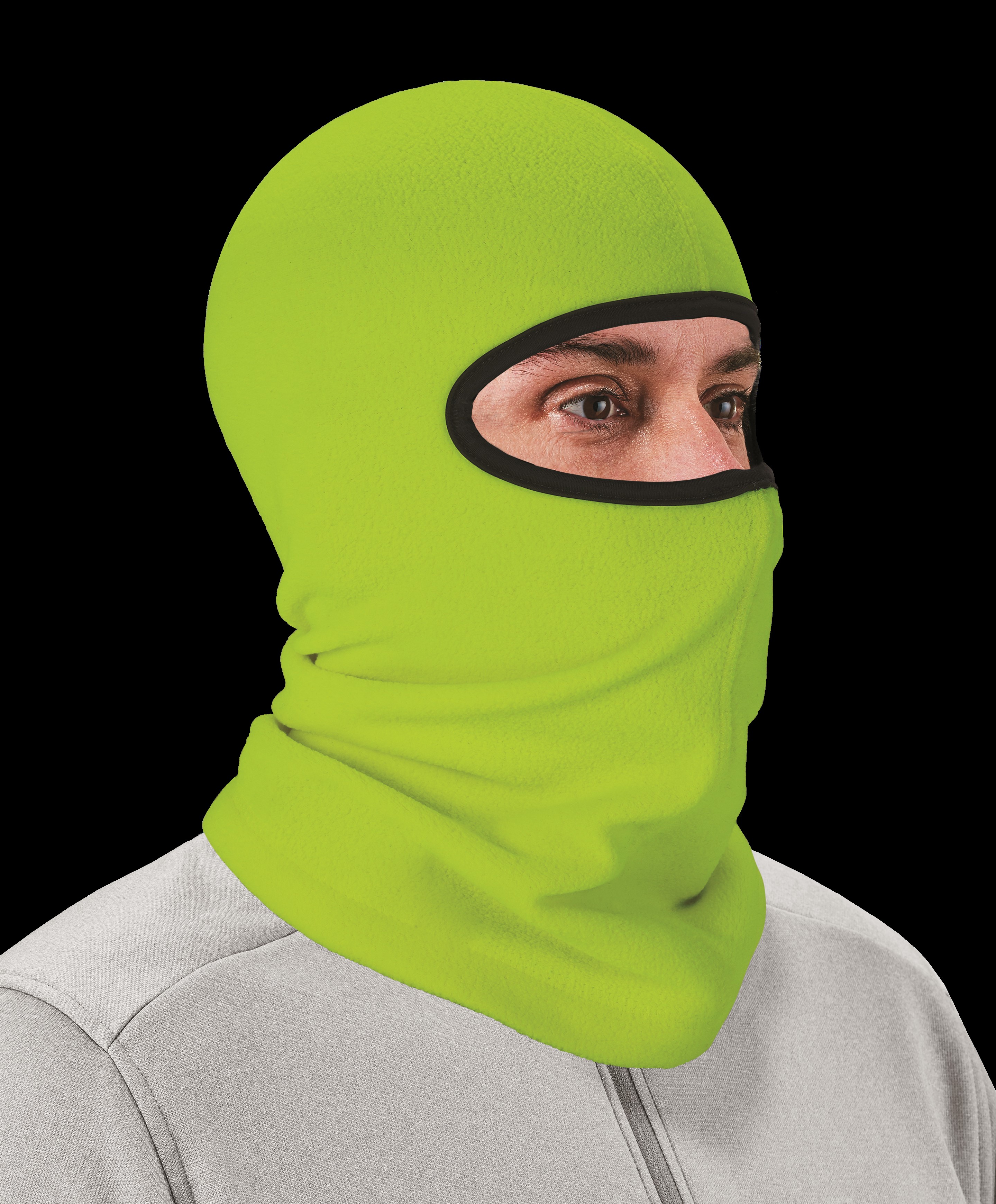 Ergodyne® N-Ferno 6821 Balaclava Lime Face Mask - Fleece