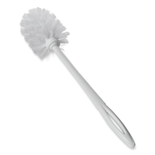 Toilet Bowl Brush, 10″ Handle, White (Model RCP631000WE)
