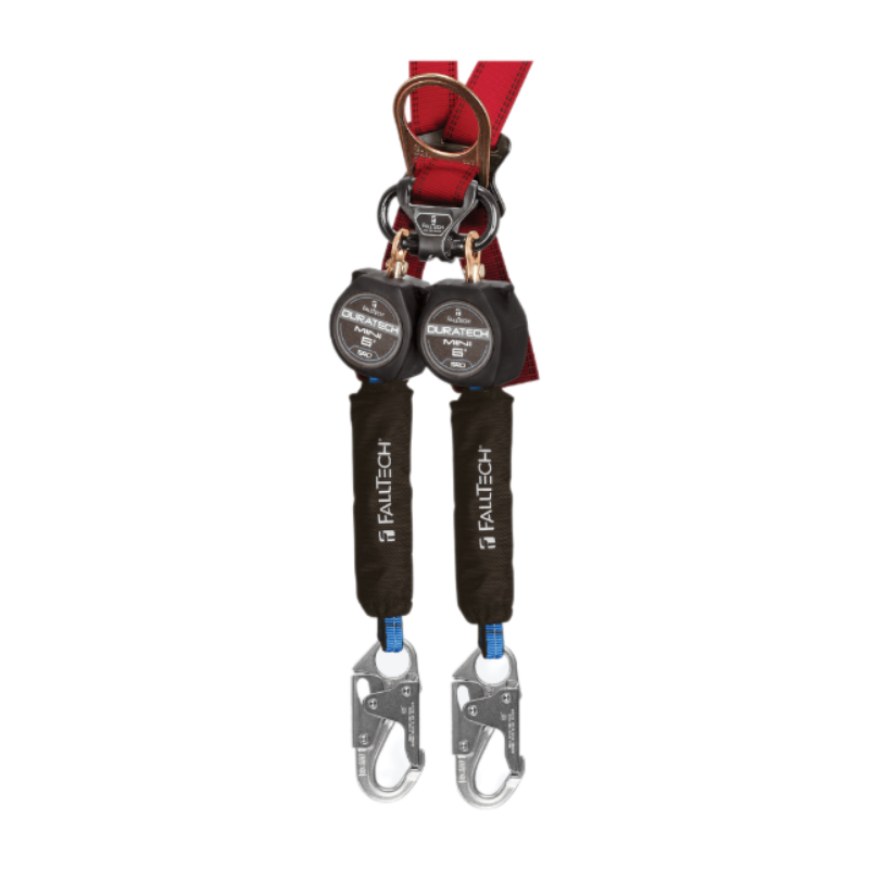 FallTech 72706TB1 6' DuraTech® Mini Class 1 Personal SRL-P with Steel Snap Hooks, Includes Steel Dorsal Connecting Carabiner
