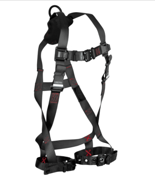 8143LXL FT-Iron 1D Standard Non-Belted Full Body Harness, Tongue Buckle Leg Adjustment L/XL
