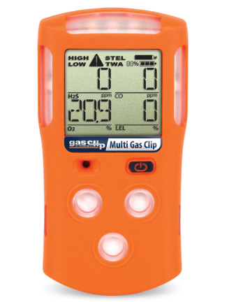 Gas Clip Technologies MGC-S Multi Gas Clip Simple 2-Year 4-Gas Detector