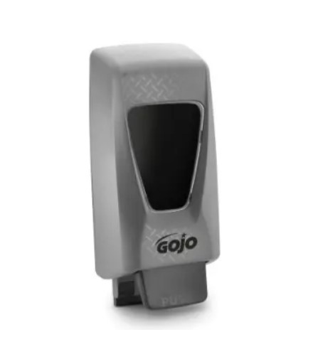 GOJO® 7200-01 PRO™ TDX™ High Capacity Liquid Pushbutton Soap Dispenser, Diamond Plate Etching, 2000 mL Capacity, 5-3/4 in OAL, Wall Mount, ABS